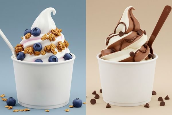 Helado de yogurt vs. helado suave tradicional: ¿Cuál es la mejor opción?