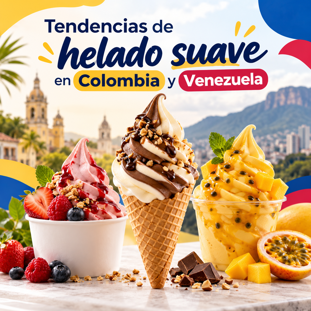Tendencias de helado suave en Colombia y Venezuela: los sabores que están transformando las heladerías en 2026